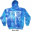 Halloween Skeleton Tie Dye Hoodie