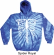 Halloween Skeleton Tie Dye Hoodie