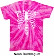 Halloween Skeleton Twist Tie Dye Shirt