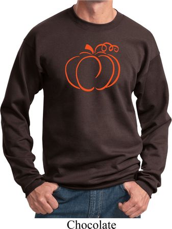 Halloween Sweatshirt Pumpkin Sketch Sweat Shirt