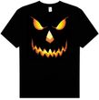 Halloween T-Shirts - Pumpkin Head Adult Black