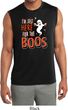 Halloween Tee I'm Here for the Boos Dry Wicking Sleeveless Shirt