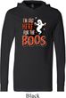 Halloween Tee I'm Here for the Boos Lightweight Hoodie