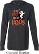 Halloween Tee I'm Here for the Boos Lightweight Hoodie