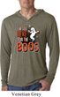 Halloween Tee I'm Here for the Boos Lightweight Hoodie Tee