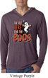 Halloween Tee I'm Here for the Boos Lightweight Hoodie Tee
