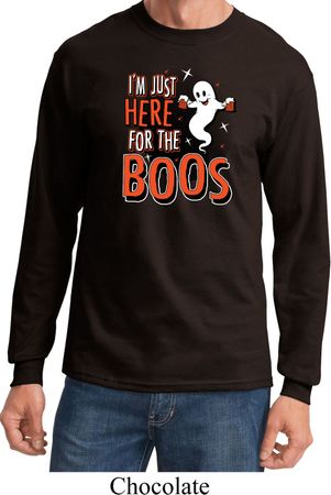 Halloween Tee I'm Here for the Boos Long Sleeve