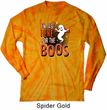 Halloween Tee I'm Here for the Boos Long Sleeve Tie Dye