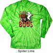 Halloween Tee I'm Here for the Boos Long Sleeve Tie Dye