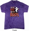 Halloween Tee I'm Here for the Boos Mineral Tie Dye T-shirt
