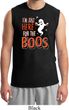 Halloween Tee I'm Here for the Boos Muscle Shirt