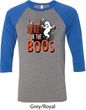 Halloween Tee I'm Here for the Boos Raglan Shirt