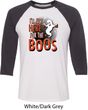 Halloween Tee I'm Here for the Boos Raglan Shirt