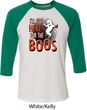 Halloween Tee I'm Here for the Boos Raglan Shirt