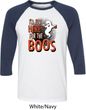 Halloween Tee I'm Here for the Boos Raglan Shirt
