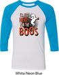 Halloween Tee I'm Here for the Boos Raglan Shirt