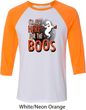 Halloween Tee I'm Here for the Boos Raglan Shirt