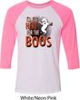 Halloween Tee I'm Here for the Boos Raglan Shirt