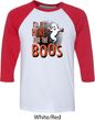 Halloween Tee I'm Here for the Boos Raglan Shirt