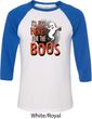 Halloween Tee I'm Here for the Boos Raglan Shirt