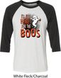 Halloween Tee I'm Here for the Boos Raglan Shirt