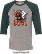 Halloween Tee I'm Here for the Boos Raglan Shirt