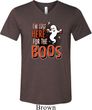 Halloween Tee I'm Here for the Boos Tri Blend V-neck