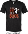 Halloween Tee I'm Here for the Boos Tri Blend V-neck