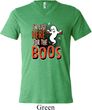 Halloween Tee I'm Here for the Boos Tri Blend V-neck
