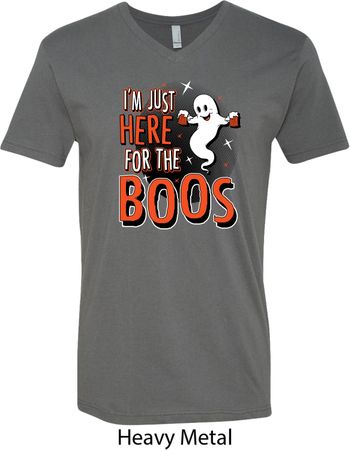 Halloween Tee I'm Here for the Boos V-neck