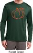 Halloween Tee Pumpkin Sketch Dry Wicking Long Sleeve