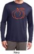 Halloween Tee Pumpkin Sketch Dry Wicking Long Sleeve