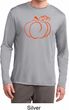 Halloween Tee Pumpkin Sketch Dry Wicking Long Sleeve