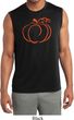Halloween Tee Pumpkin Sketch Dry Wicking Sleeveless Shirt