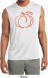 Halloween Tee Pumpkin Sketch Dry Wicking Sleeveless Shirt