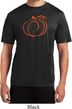 Halloween Tee Pumpkin Sketch Dry Wicking T-shirt