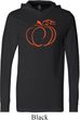 Halloween Tee Pumpkin Sketch Lightweight Hoodie