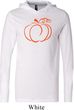 Halloween Tee Pumpkin Sketch Lightweight Hoodie