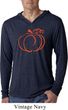 Halloween Tee Pumpkin Sketch Lightweight Hoodie Tee