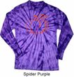 Halloween Tee Pumpkin Sketch Long Sleeve Tie Dye
