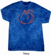Halloween Tee Pumpkin Sketch Mineral Tie Dye T-shirt