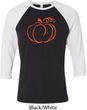 Halloween Tee Pumpkin Sketch Raglan Shirt