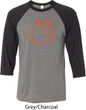 Halloween Tee Pumpkin Sketch Raglan Shirt