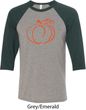 Halloween Tee Pumpkin Sketch Raglan Shirt