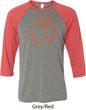 Halloween Tee Pumpkin Sketch Raglan Shirt
