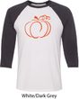 Halloween Tee Pumpkin Sketch Raglan Shirt