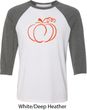 Halloween Tee Pumpkin Sketch Raglan Shirt