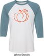 Halloween Tee Pumpkin Sketch Raglan Shirt