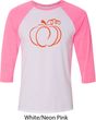 Halloween Tee Pumpkin Sketch Raglan Shirt