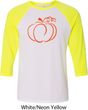 Halloween Tee Pumpkin Sketch Raglan Shirt